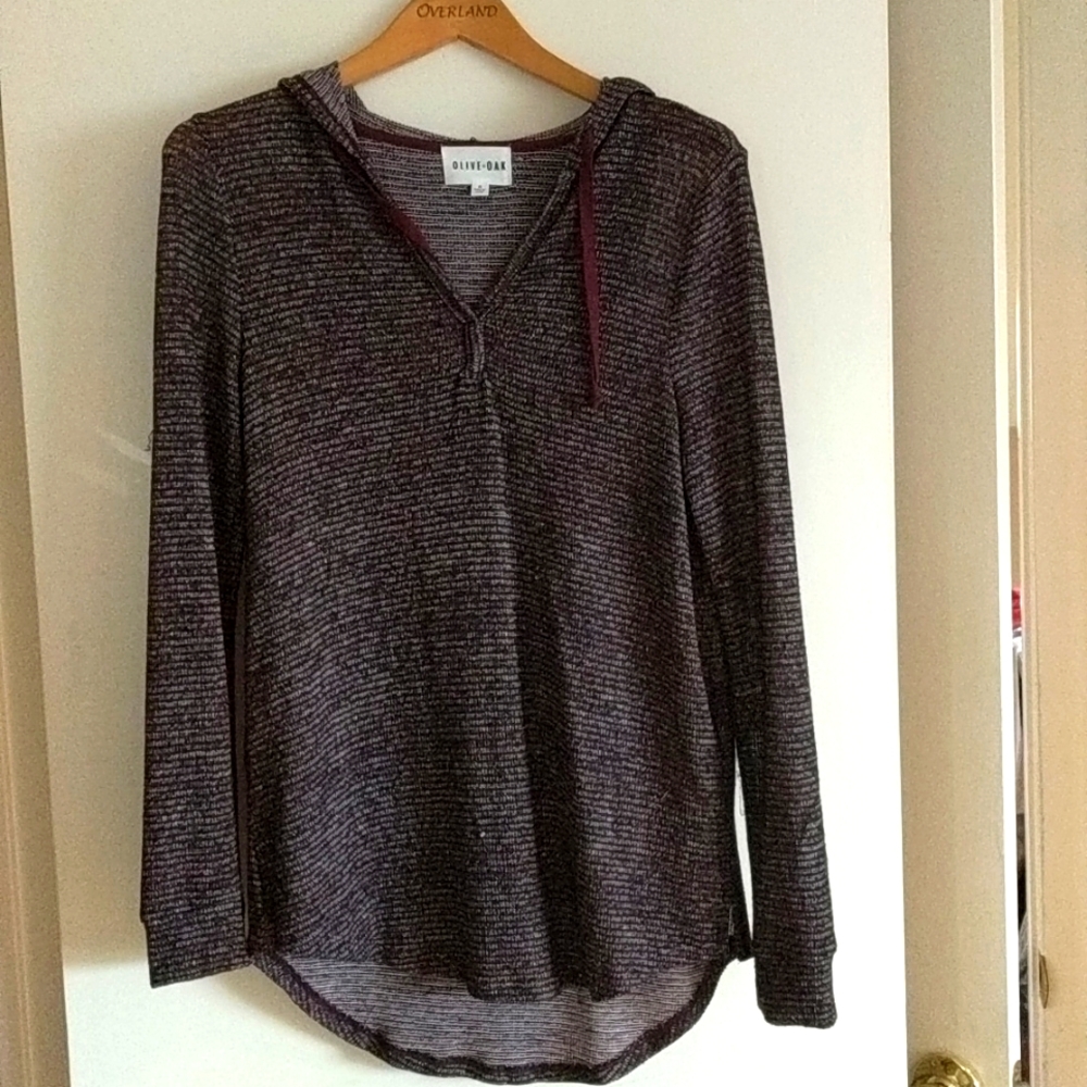 Olive & Oak light weight hooded tunic.